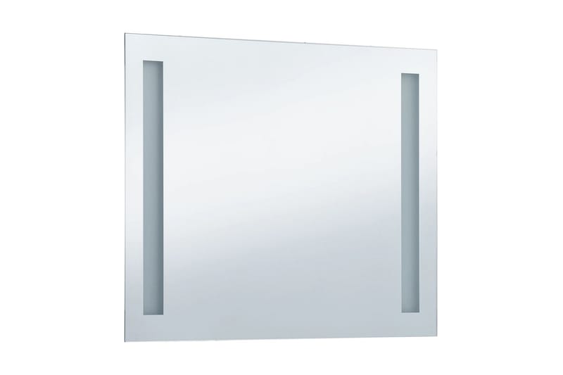 Kylpyhuoneen LED-seinäpeili 80x60 cm - Hopea - Sisustustuotteet - Peili