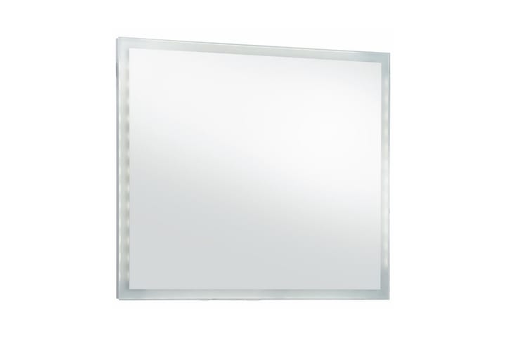Kylpyhuoneen LED-seinäpeili 80x60 cm - Hopea - Peili - Kylpyhuoneen peilit - Kylpyhuonepeili valaistuksella
