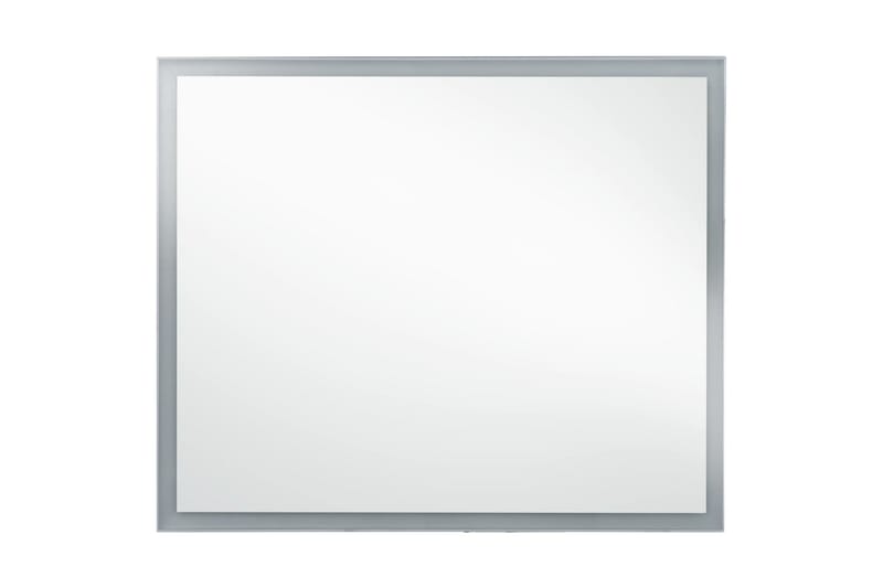 Kylpyhuoneen LED-seinäpeili 80x60 cm - Hopea - Sisustustuotteet - Peili