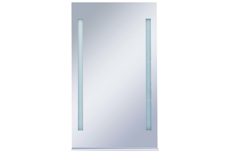 Kylpyhuoneen LED-seinäpeili hyllyllä 60x100 cm - Hopea - Sisustustuotteet - Peili