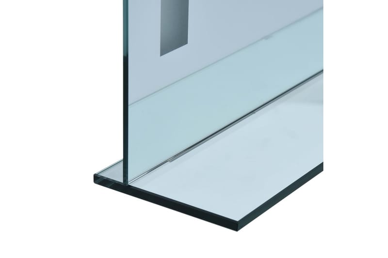 Kylpyhuoneen LED-seinäpeili hyllyllä 60x100 cm - Hopea - Sisustustuotteet - Peili
