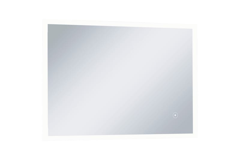 Kylpyhuoneen LED-seinäpeili kosketussensorilla 100x60 cm - Hopea - Sisustustuotteet - Peili