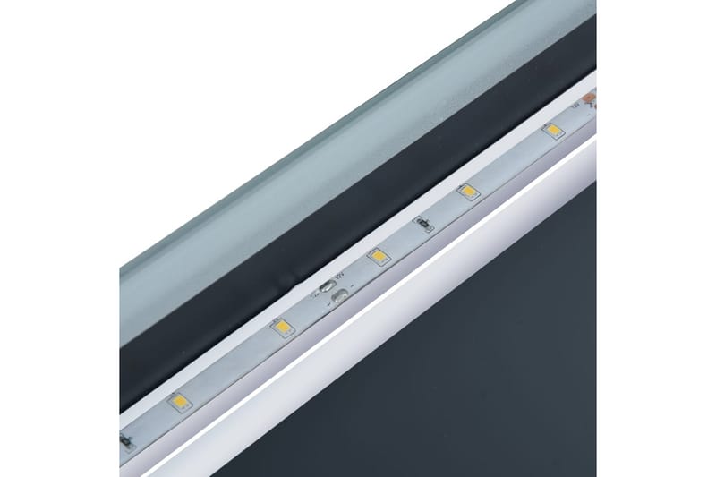 Kylpyhuoneen LED-seinäpeili kosketussensorilla 100x60 cm - Hopea - Sisustustuotteet - Peili