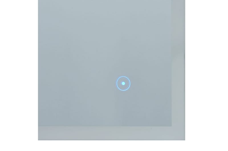 Kylpyhuoneen LED-seinäpeili kosketussensorilla 100x60 cm - Hopea - Sisustustuotteet - Peili