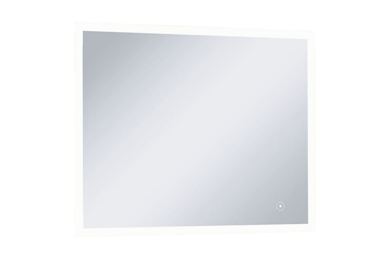 Kylpyhuoneen LED-seinäpeili kosketussensorilla 80x60 cm - Hopea - Sisustustuotteet - Peili
