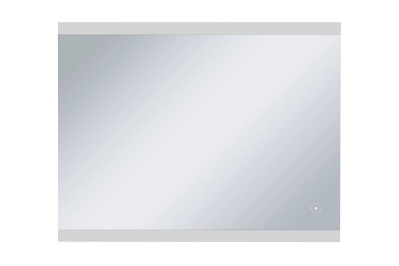 Kylpyhuoneen LED-seinäpeili kosketussensorilla 80x60 cm - Hopea - Sisustustuotteet - Peili