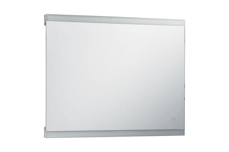 Kylpyhuoneen LED-seinäpeili kosketussensorilla 80x60 cm - Hopea - Sisustustuotteet - Peili