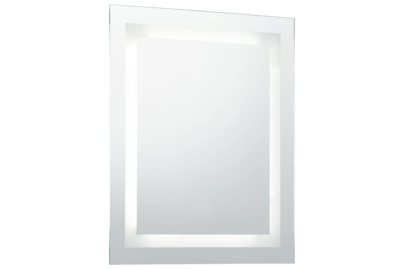 Kylpyhuoneen LED-peili kosketussensorilla 60x80 cm - Hopea - Sisustustuotteet - Peili