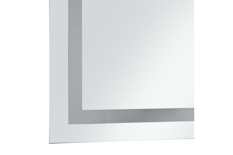 Kylpyhuoneen LED-peili kosketussensorilla 60x80 cm - Hopea - Sisustustuotteet - Peili