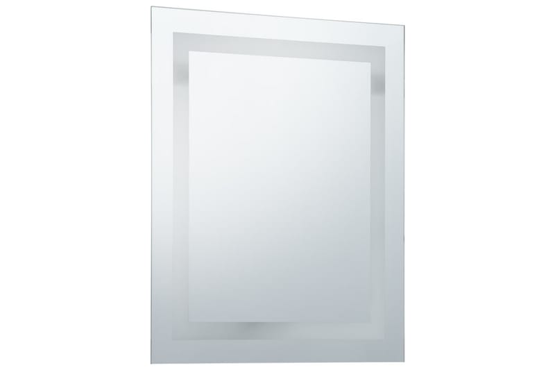 Kylpyhuoneen LED-peili kosketussensorilla 60x80 cm - Hopea - Sisustustuotteet - Peili