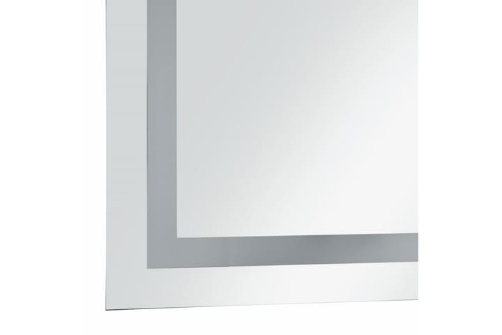 Kylpyhuoneen LED-peili kosketussensorilla 60x100 cm - Hopea - Peili - Kylpyhuoneen peilit - Kylpyhuonepeili valaistuksella