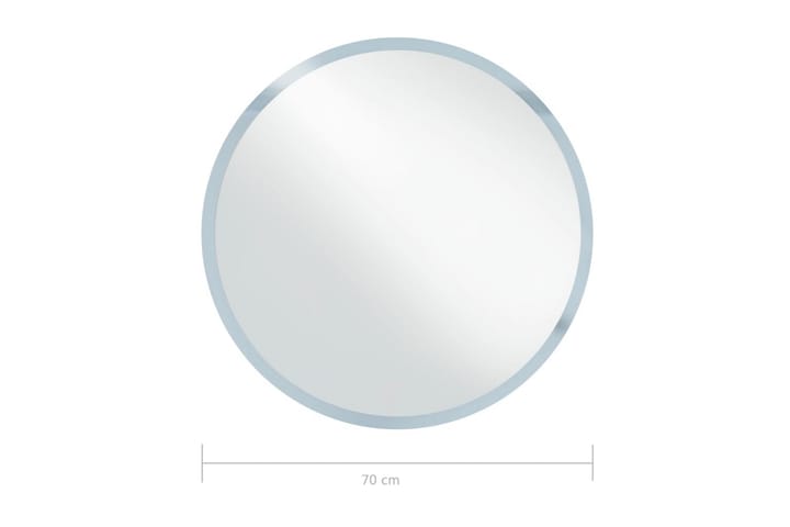 Kylpyhuoneen LED-peili 70 cm - Hopea - Peili - Kylpyhuoneen peilit - Kylpyhuonepeili valaistuksella