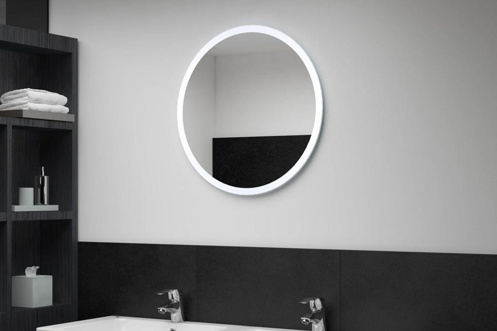 Kylpyhuoneen LED-peili 60 cm - Hopea