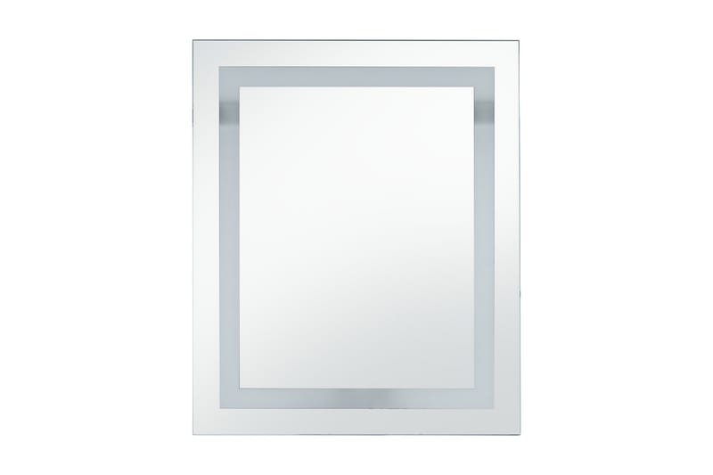 Kylpyhuoneen LED-peili kosketussensorilla 50x60 cm - Hopea - Sisustustuotteet - Peili