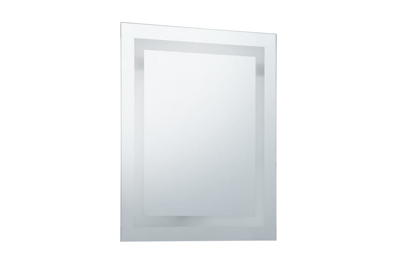 Kylpyhuoneen LED-peili kosketussensorilla 50x60 cm - Hopea - Sisustustuotteet - Peili