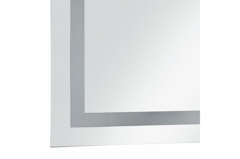 Kylpyhuoneen LED-peili kosketussensorilla 50x60 cm - Hopea - Sisustustuotteet - Peili
