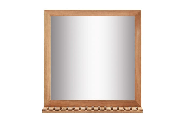 Kylpyhuoneen peili pähkinäpuu 60x12x62 cm - Ruskea - Peili - Kylpyhuoneen peilit - Kylpyhuonepeili valaistuksella