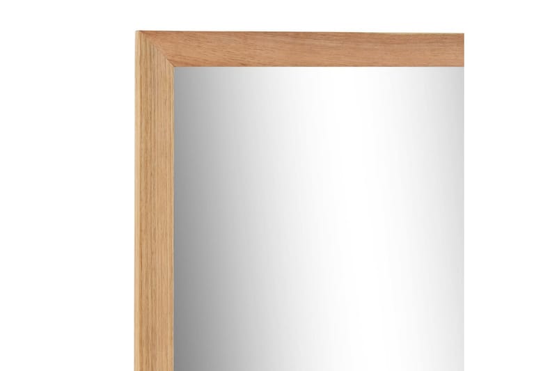 Kylpyhuoneen peili pähkinäpuu 60x12x62 cm - Ruskea - Sisustustuotteet - Peili