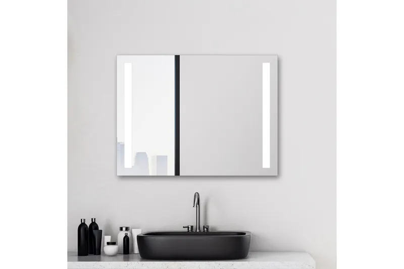 Kylpyhuonepeili Delaryd 60 cm LED-valaistus, undefined