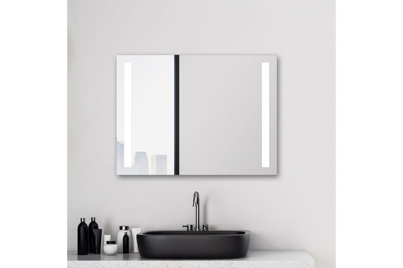 Kylpyhuonepeili Delaryd 60 cm LED-valaistus, undefined