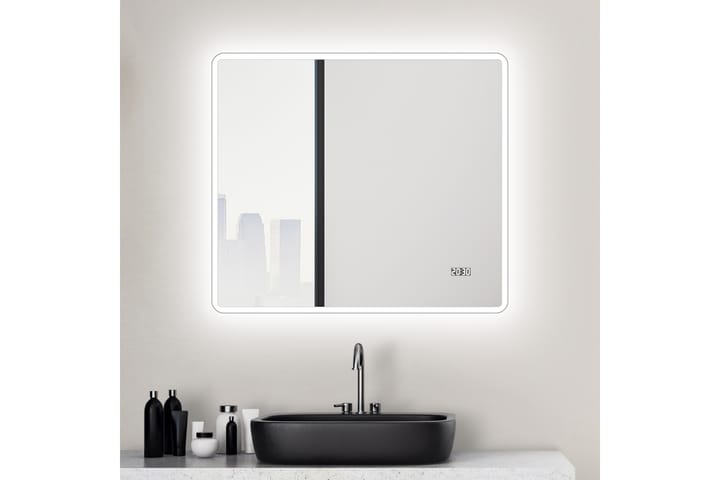Kylpyhuonepeili Elsabo 70 cm LED-valaistus - Kylpyhuoneen peilit - Peili - Kylpyhuonepeili valaistuksella