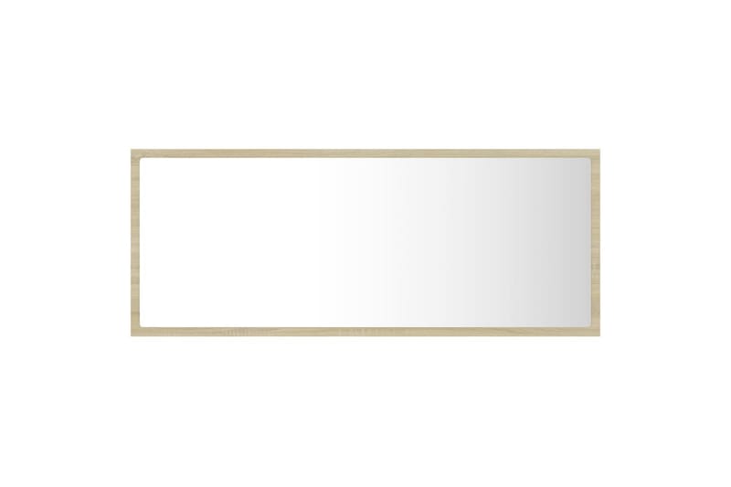 Kylpyhuonepeili LED 100x8,5x37 cm - Ruskea - Sisustustuotteet - Peili
