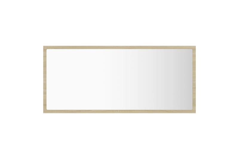 Kylpyhuonepeili LED 90x8,5x37 cm - Ruskea - Sisustustuotteet - Peili
