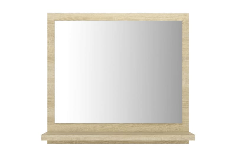 Kylpyhuonepeili Sonoma-tammi 40x10,5x37 cm lastulevy - Ruskea - Sisustustuotteet - Peili
