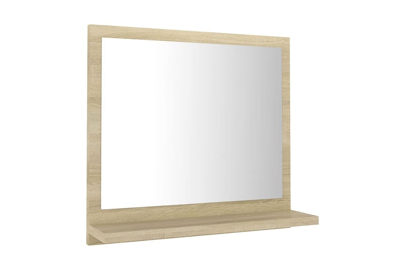 Kylpyhuonepeili Sonoma-tammi 40x10,5x37 cm lastulevy - Ruskea - Sisustustuotteet - Peili