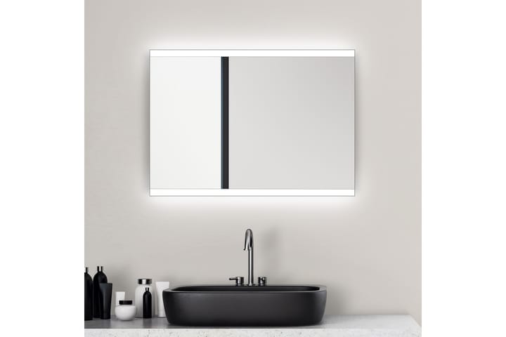 Kylpyhuonepeili Stockhyltan 70 cm LED-valaistus - Peili - Kylpyhuoneen peilit - Kylpyhuonepeili valaistuksella
