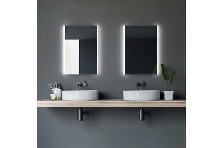 Kylpyhuonepeili Stockhyltan 70 cm LED-valaistus - Peili - Kylpyhuoneen peilit - Kylpyhuonepeili valaistuksella