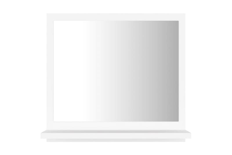 Kylpyhuonepeili valkoinen 40x10,5x37 cm lastulevy - Valkoinen - Sisustustuotteet - Peili