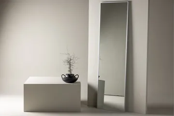 Dalton Lattiapeili 67x220 cm - Hopea - Sisustustuotteet - Peili - Lattiapeili