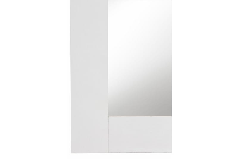 Peili Akaja 60 cm - Valkoinen/Ruskea - Sisustustuotteet - Peili - Lattiapeili