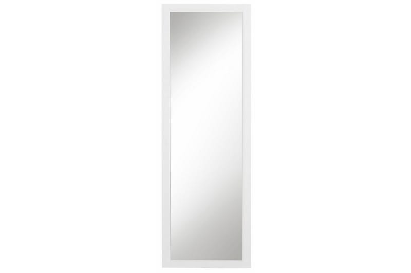 Peili Akaja 60 cm - Valkoinen/Ruskea - Sisustustuotteet - Peili - Lattiapeili