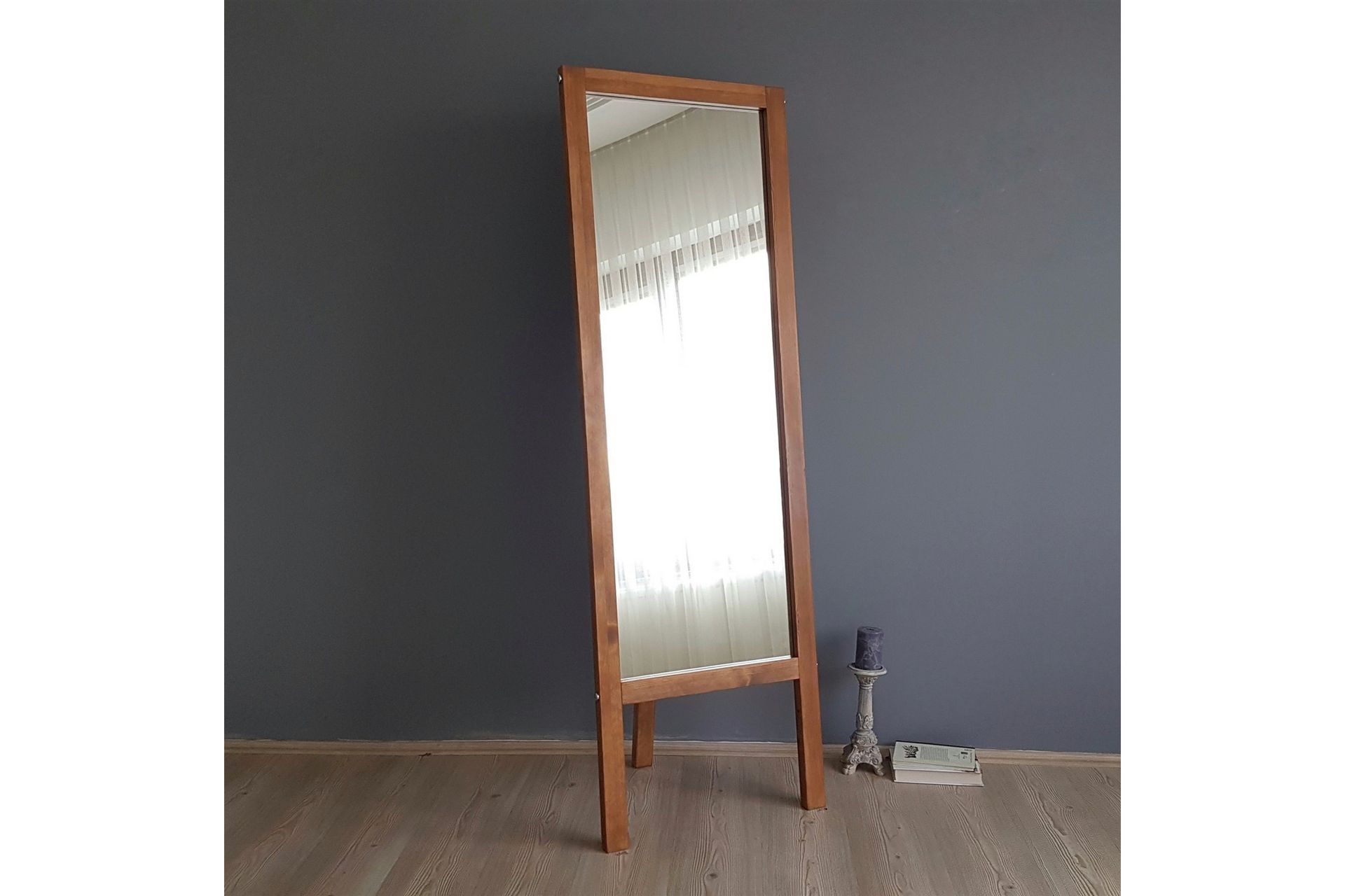 Peili Tabious 55 cm - Pähkinä - Sisustustuotteet - Peili - Lattiapeili