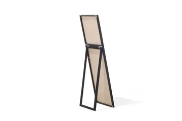 Peili Tronrud 40x140 cm - Musta - Sisustustuotteet - Peili - Lattiapeili