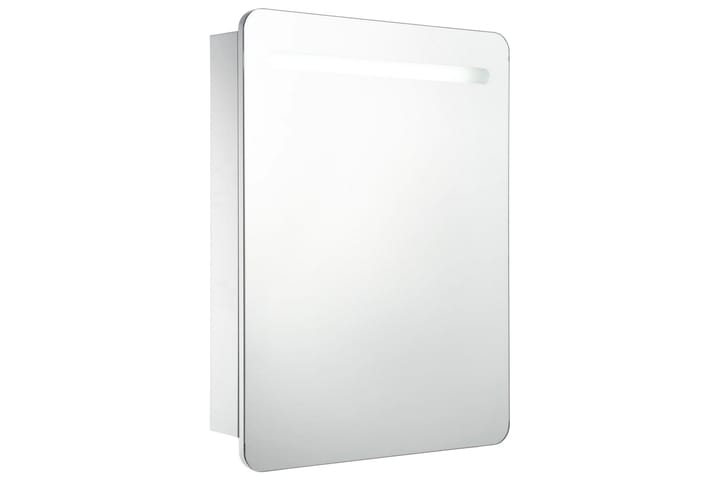 LED kylpyhuoneen peilikaappi 60x11x80 cm - Valkoinen - Kylpyhuoneen peilit - Peili - Kylpyhuonepeili valaistuksella