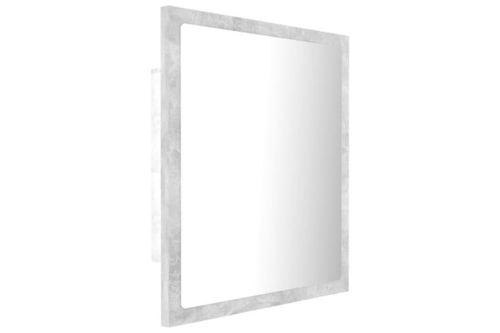 LED-kylpyhuonepeili betoninharmaa 40x8,5x37 cm lastulevy - Peili - Kylpyhuoneen peilit - Kylpyhuonepeili valaistuksella