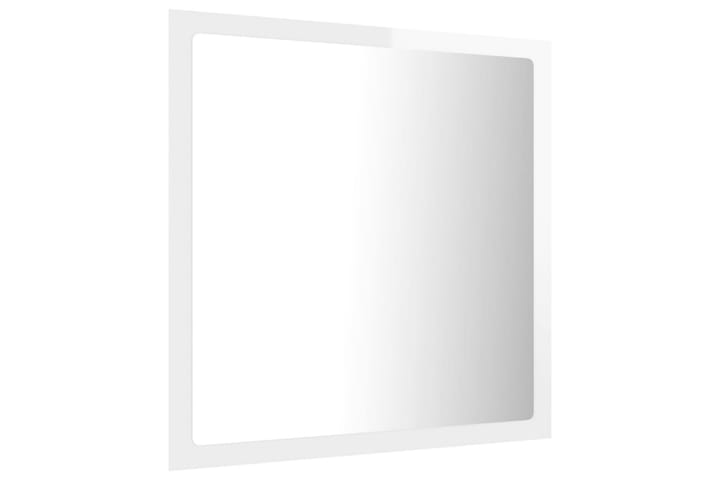 LED-kylpyhuonepeili korkeakiilto valk. 40x8,5x37 cm - Peili - Kylpyhuoneen peilit - Kylpyhuonepeili valaistuksella