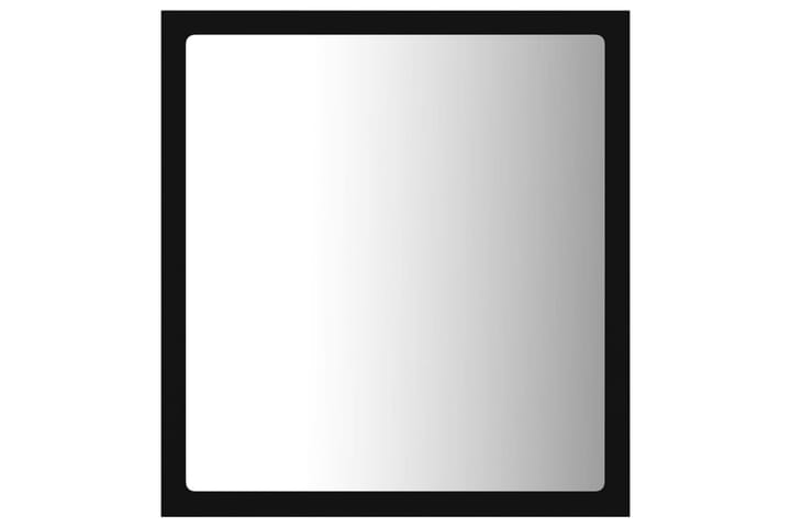 LED-kylpyhuonepeili musta 40x8,5x37 cm lastulevy - Peili - Kylpyhuoneen peilit - Kylpyhuonepeili valaistuksella