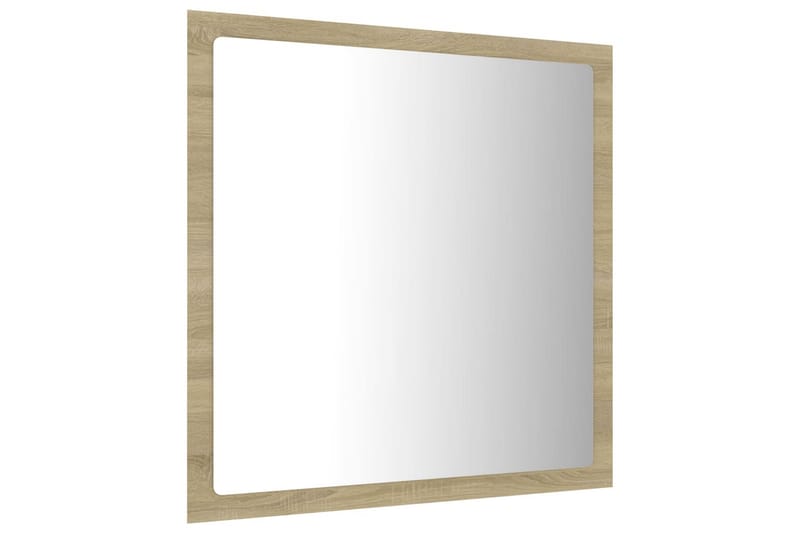 LED-kylpyhuonepeili Sonoma-tammi 40x8,5x37 cm lastulevy - Sisustustuotteet - Peili