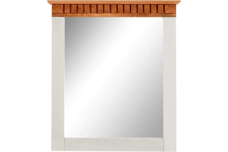 Lisa Seinälle ripustettava Peili Suorakaiteen muotoinen 60x70 cm - Valkoinen - Sisustustuotteet - Peili