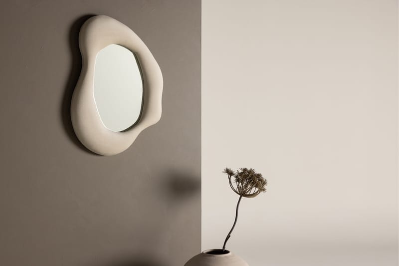 Louisville Seinäpeili 49x70 cm - Beige - Sisustustuotteet - Peili - Eteispeili
