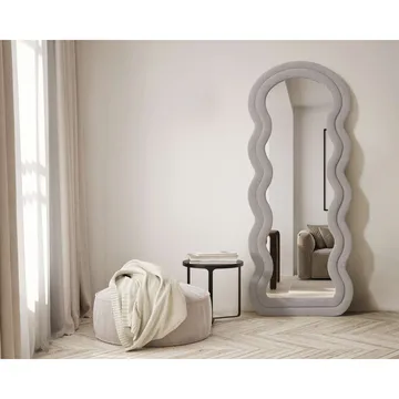 Mijara Lattiapeili 65 x 170 cm - Beige - Sisustustuotteet - Peili - Lattiapeili