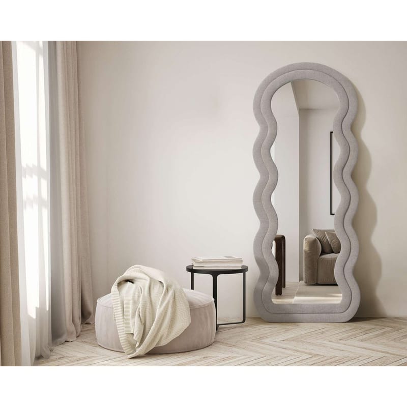 Mijara Lattiapeili 65 x 170 cm - Beige - Sisustustuotteet - Peili - Lattiapeili
