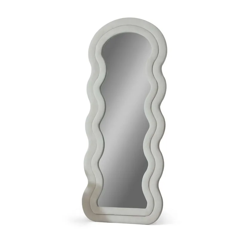 Mijara Lattiapeili 65 x 170 cm - Kermanvalkoinen - Sisustustuotteet - Peili - Lattiapeili