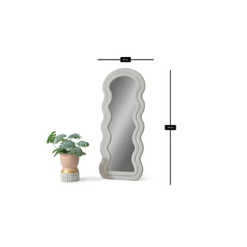 Mijara Lattiapeili 65 x 170 cm - Kermanvalkoinen - Sisustustuotteet - Peili - Lattiapeili