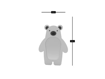 Molin lattiapeili 150 cm - Harmaa - Sisustustuotteet - Peili - Lattiapeili