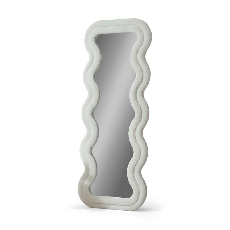 Muli Lattiapeili 65 x 170 cm - Kermanvalkoinen - Sisustustuotteet - Peili - Lattiapeili